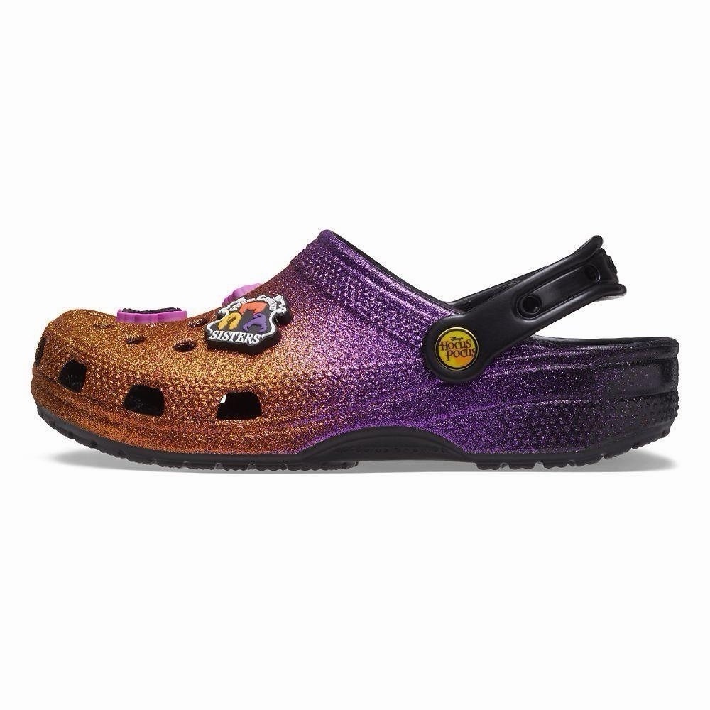 Disney Parks Hocus Pocus Halloween Clogs For Adults By Crocs Size 5M / 7W New - Picture 4 of 6